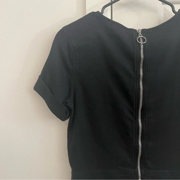 7 For All Mankind Gray Denim Top- Size XS; Never Worn - Picture 10 of 10